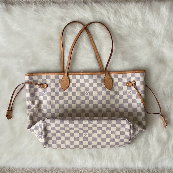 Louis Vuitton Damier Azur Neverfull MM - Picture 4 of 16